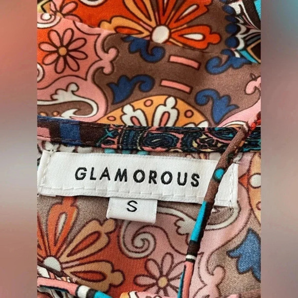 Urban Outfitters Glamorous Patchwork‎ Floral Dress - Picture 7 of 8